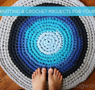 10 Cozy DIY Knitting And Crochet Home Decor Projects