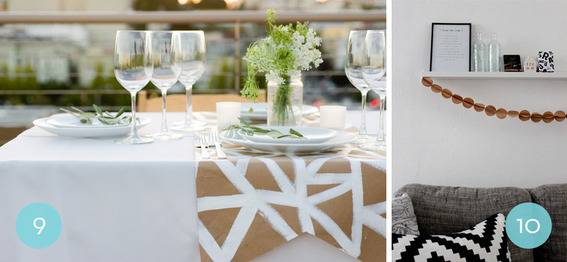 Crazy or Creative? Kraft Paper Table Runners – Backstage