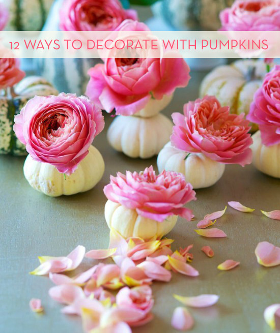 unique ways to decorate with pumpkins