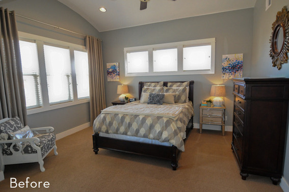 "A Master Bedroom with pleasant atmosphere."