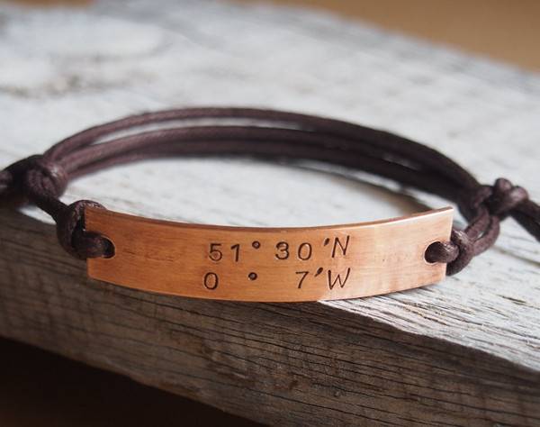 A wooden bracelet