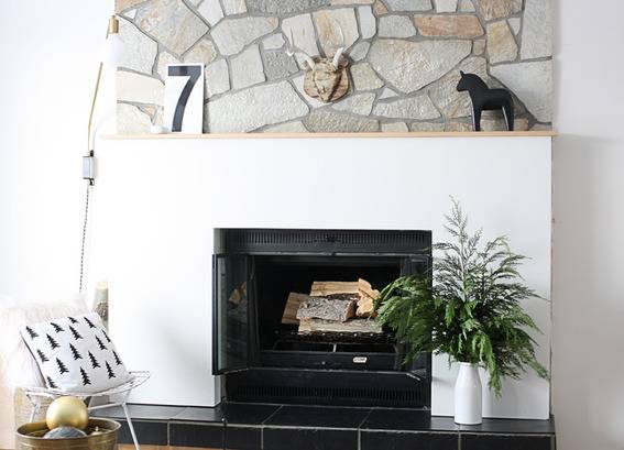 DIY Fireplace Mantle Facade 