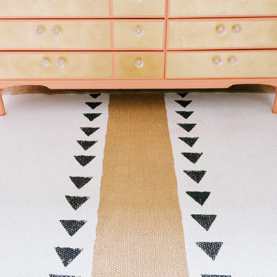 DIY Geometric IKEA Rug