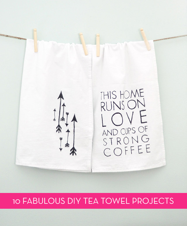 Roundup 10 MustSee DIY Tea Towel Projects Curbly