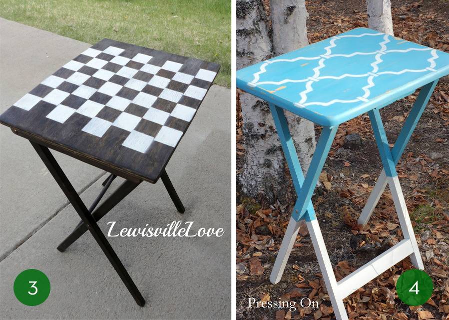 10 Clever Ways To Make Over Your TV Tray Tables