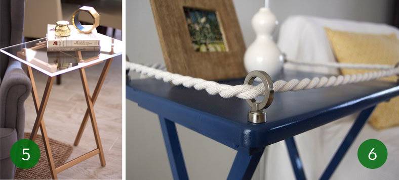 10 Clever Ways To Make Over Your TV Tray Tables
