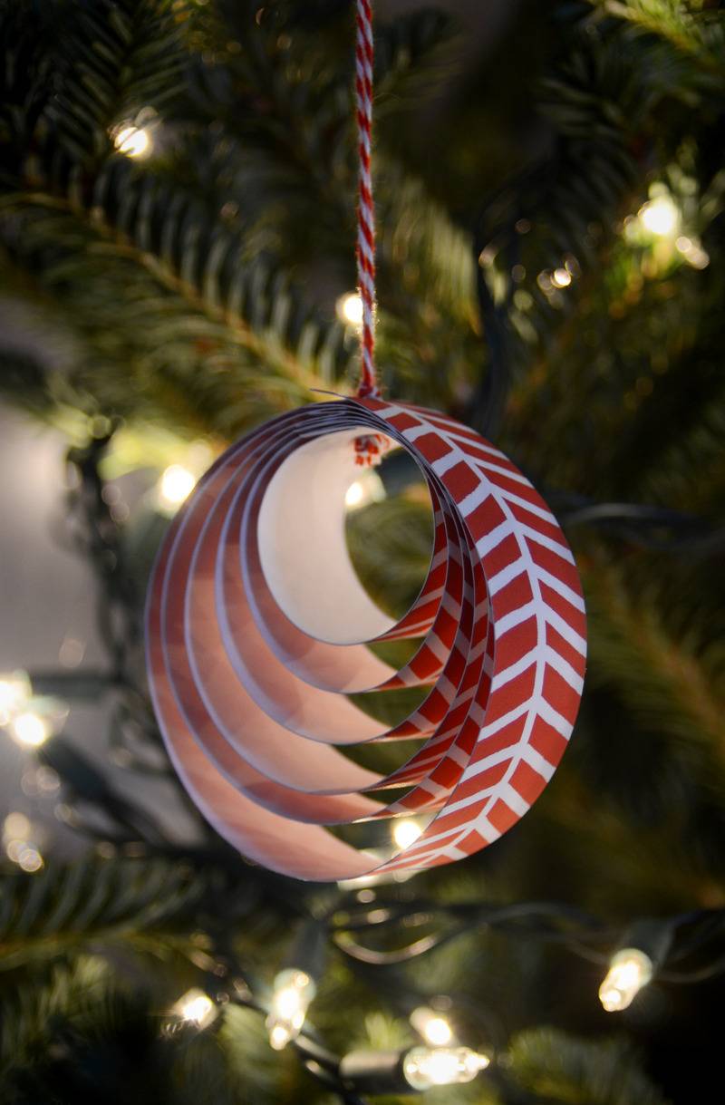 Easy DIY Paper Christmas Ornament