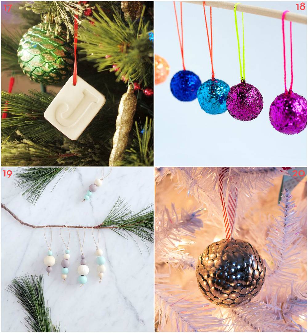 20 DIY Ornaments 