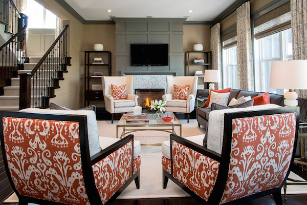 "A Living room with Sofa of Coral Reef Collection"