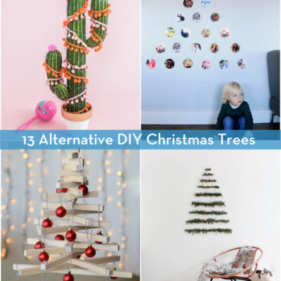 13 DIY Alternative Christmas Trees