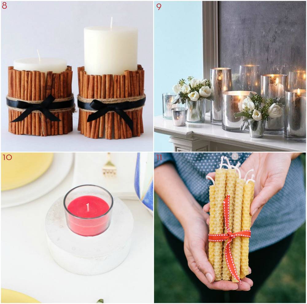 14 DIY Holiday Candle Projects