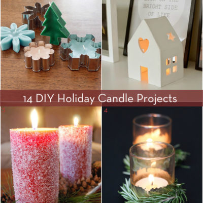 14 DIY Holiday Candle Projects