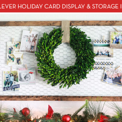 10 Genius Ways To Display and Store Holiday Cards