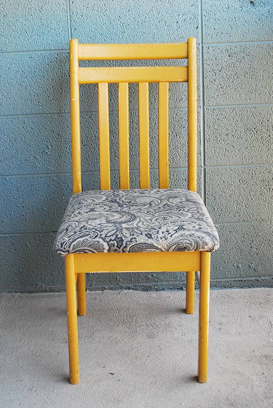 DIY reupholsterd dining chairs