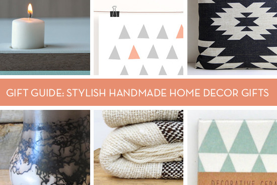 Gift Guide: Super Stylish Handmade Home Decor Gift Ideas 