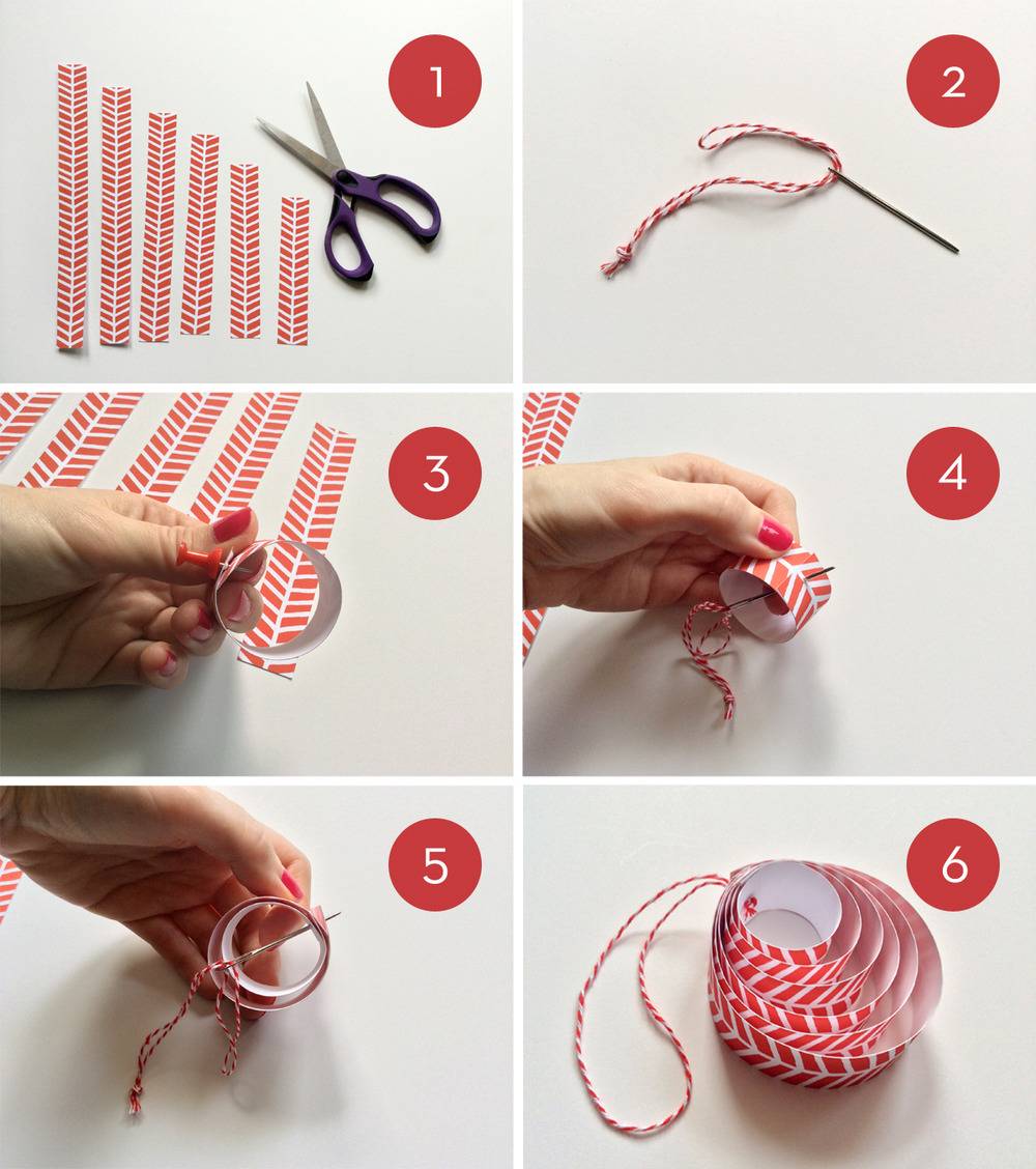 Easy DIY Paper Christmas Ornament