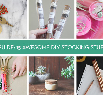 Gift Guide: 15 Awesome DIY Stocking Stuffers