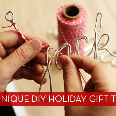 10 Unique DIY Holiday Gift Tag Ideas