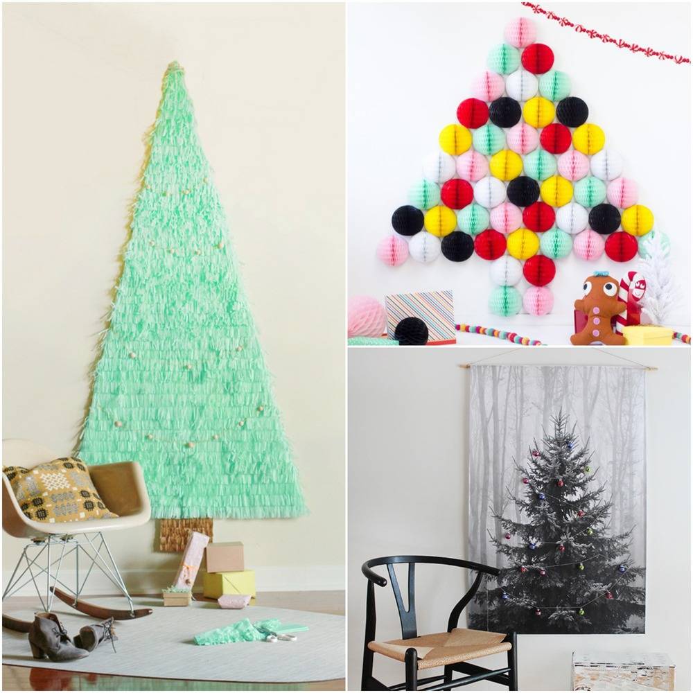 13 DIY Alternative Christmas Trees