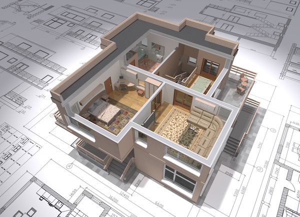 A modeling 3d interior house