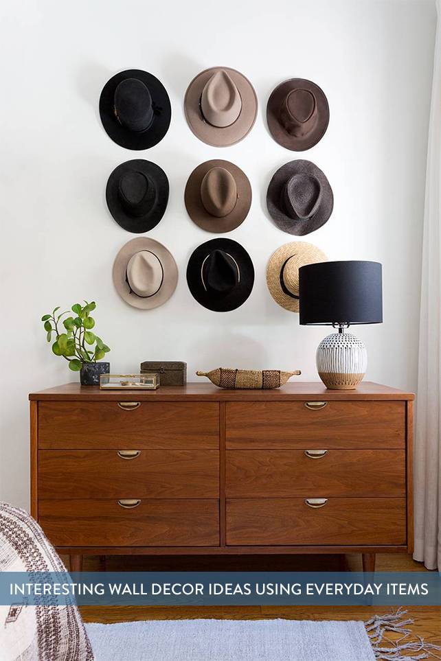 Interesting Wall Decor Ideas Using Everyday Items