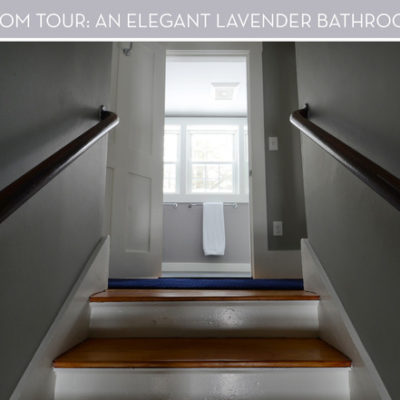 Room Tour: An Elegant Lavender Bathroom