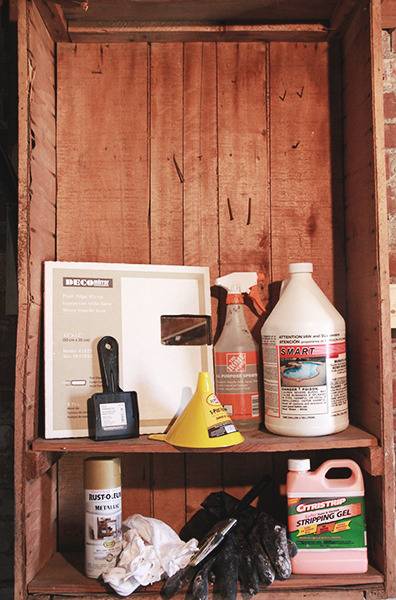 Materials to Antique the Mirrors