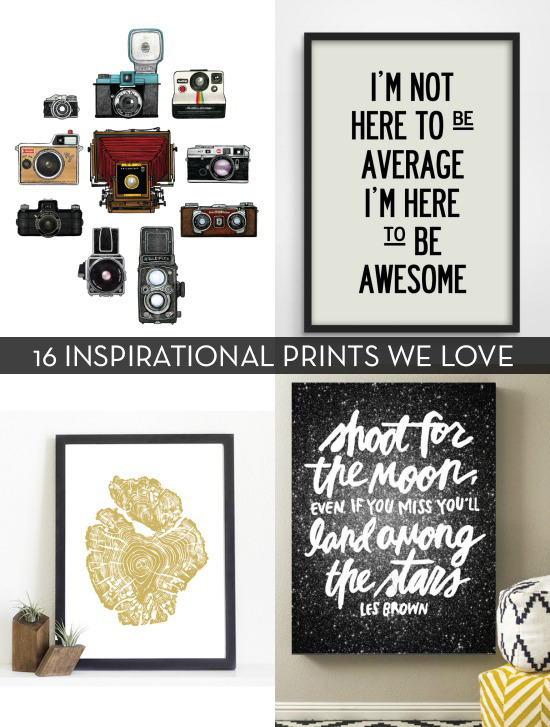 16 motivational prints we love