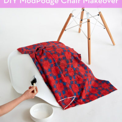 DIY ModPodge Chair