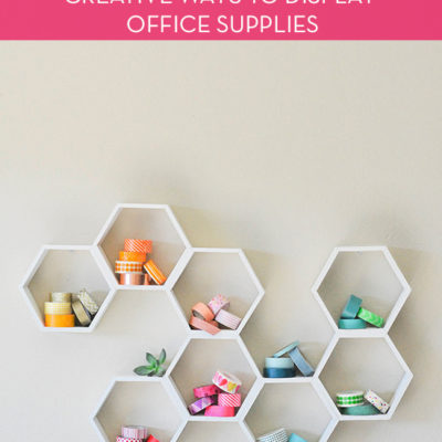 ways to display office supplies