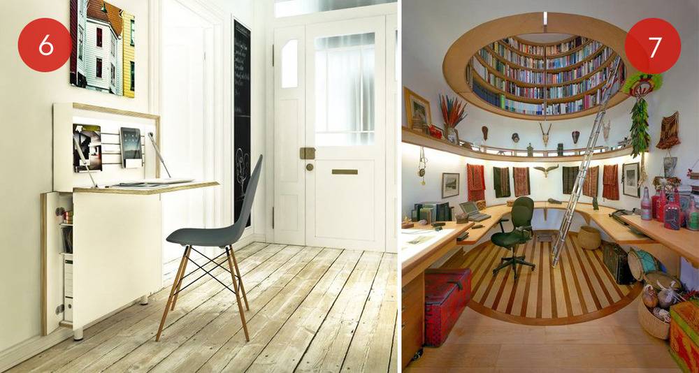 10 Unique Workspaces and Home Offices