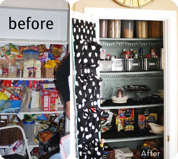 A before and after display of a refrigerator with unhealthy food in the before and healthy food in the after.