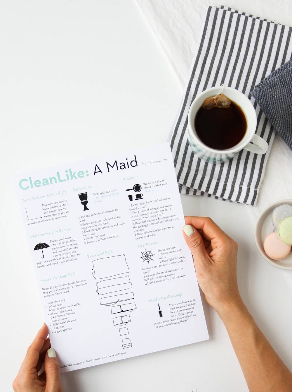 Clean Like a Maid with this FREE Downloadable Cheat Sheet