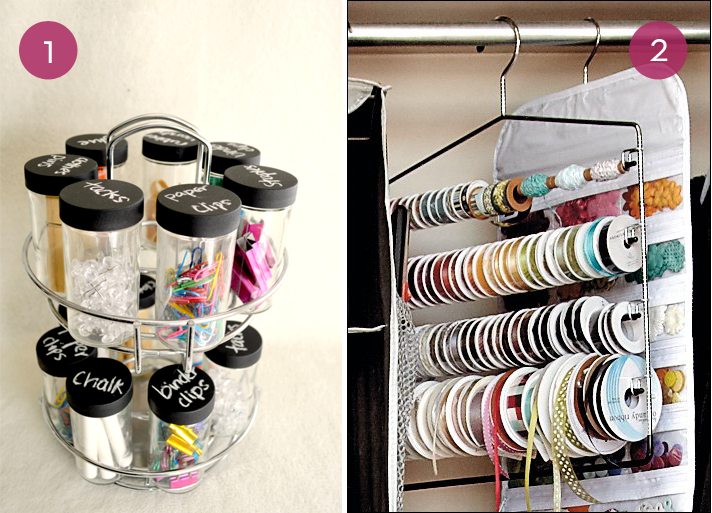 10 Clever Organization Hacks For Your Craft Room