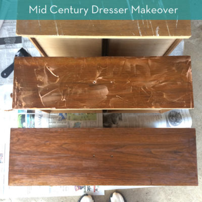 Mid Century Dresser Makeover