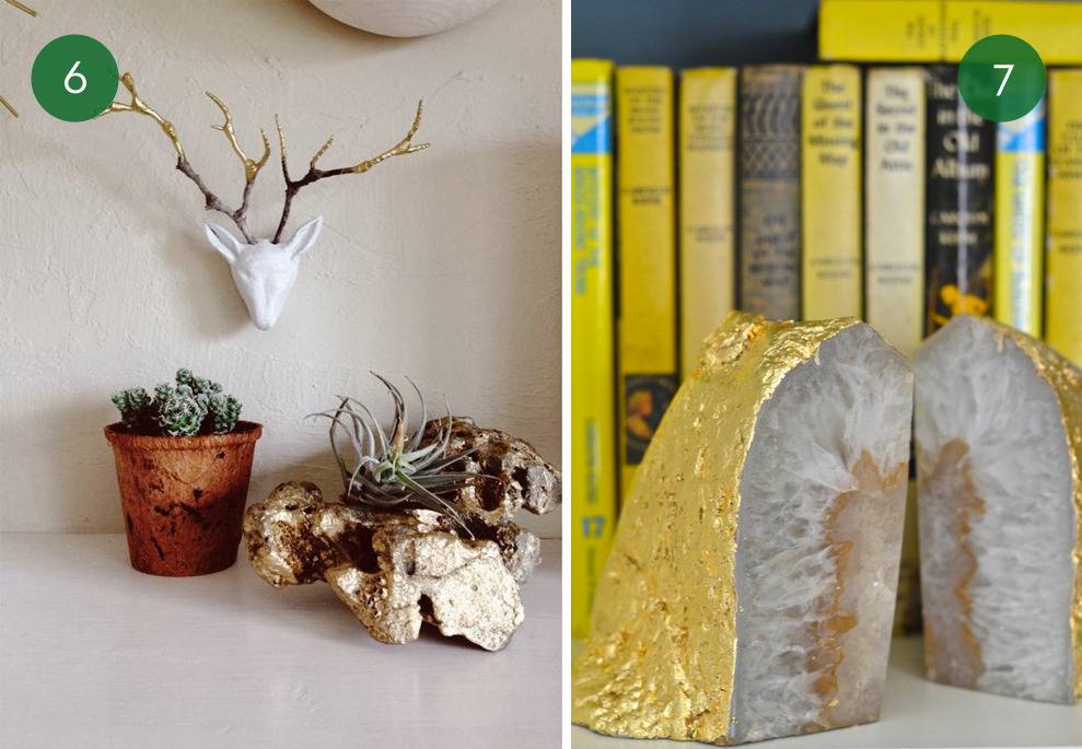 10 Gorgeous DIY Projects Using Gold Leaf