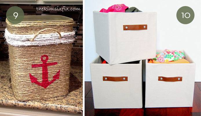 Roundup: 10 Fantastic DIY Storage Boxes, Baskets And Containers