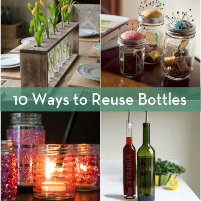 "Different Bottles to reuse again for other purpose"