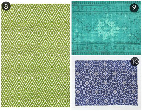 Shopping Guide: A Rug For Every Color of The Rainbow