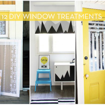12 DIY window treatments