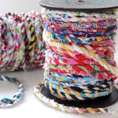 DIY Fabric Scrap Rope