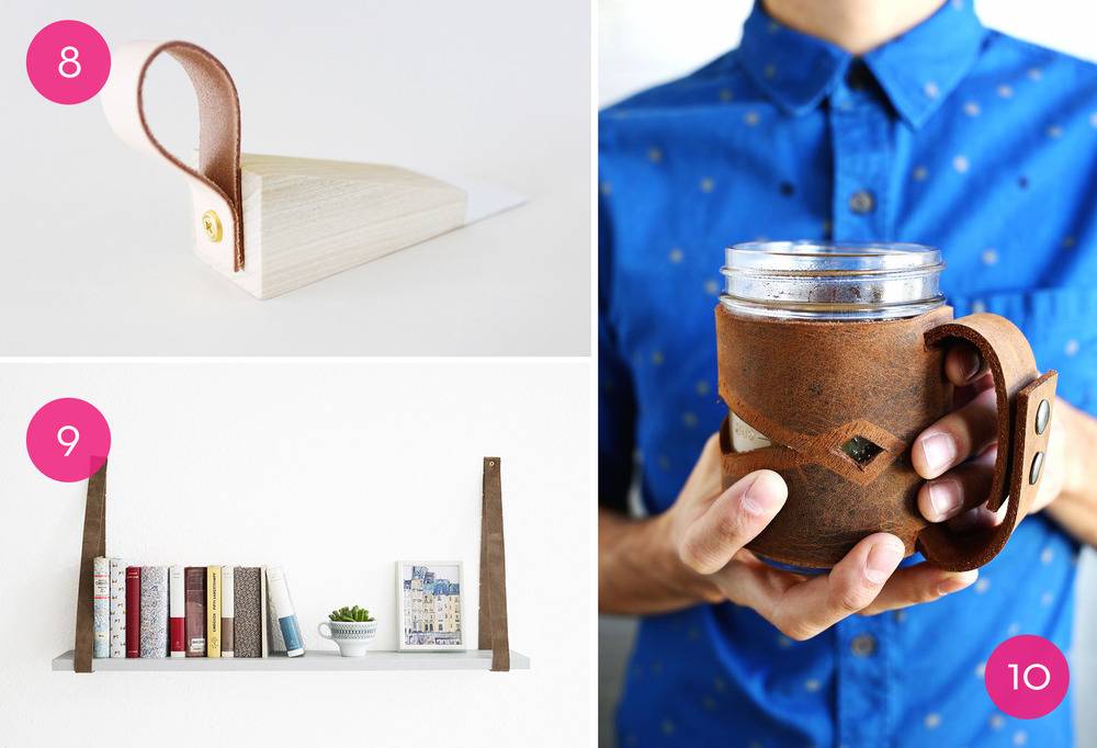 10 Leather DIY Projects For Your Home