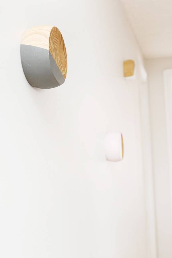 DIY Color Dipped Wood Coat Hanger