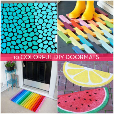 10 Colorful DIY Doormats To Get You In The Summer Mood