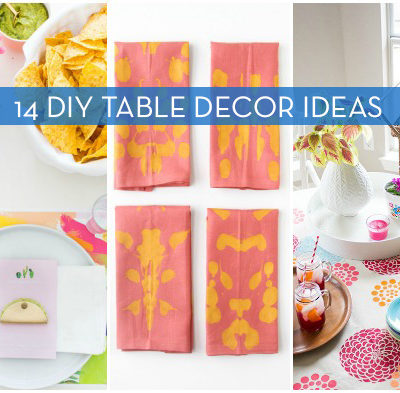 14 diy table decor projects