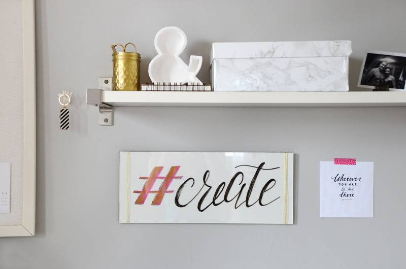 How-To: Easy DIY Hashtag Message Board