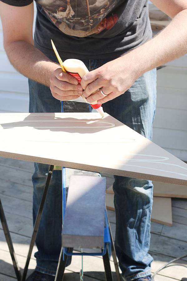 DIY Mid-Century Boomerang Coffee Table