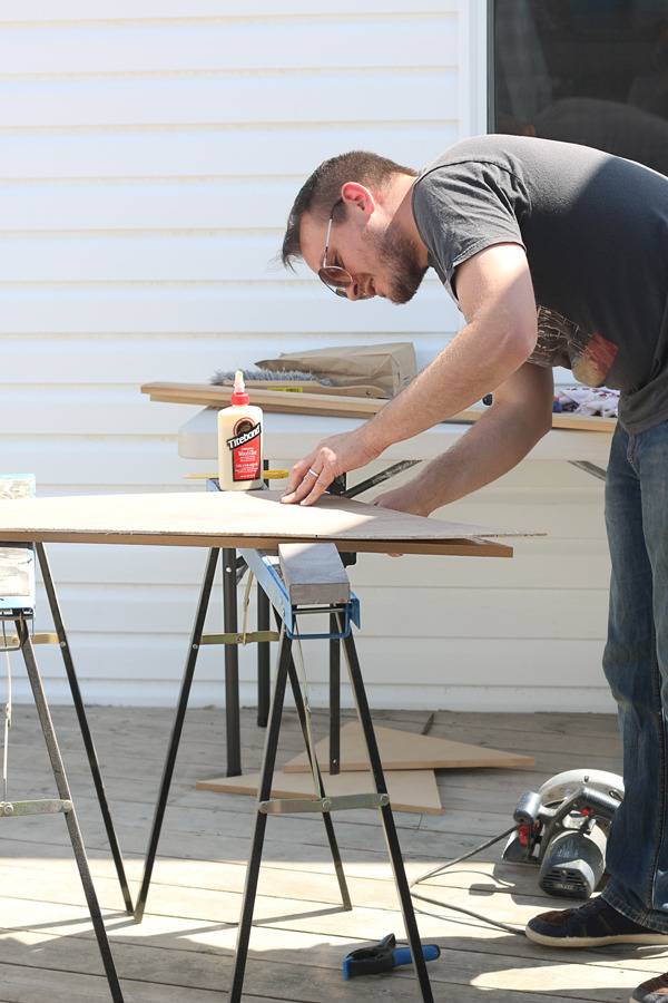 DIY Mid-Century Boomerang Coffee Table