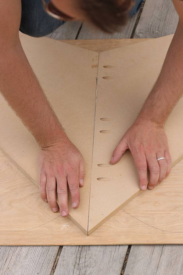 DIY Mid-Century Boomerang Coffee Table