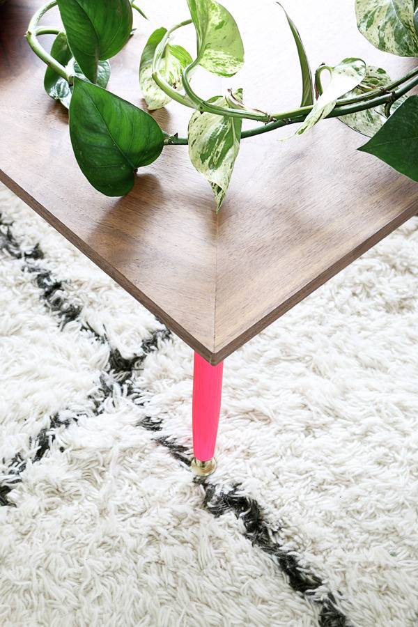 DIY Mid-Century Boomerang Coffee Table